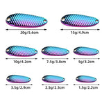 Fishing Lures - Colorful Fishing Lures Wobbler Spinner Bait Spoon Artificial Bass